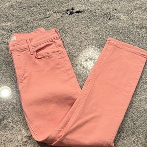 MOTHER - NWOT - mid rise dazzler in pink quartz